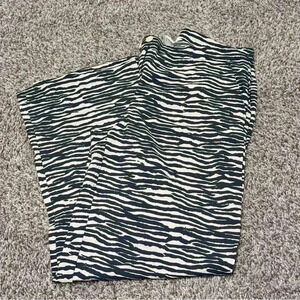 Animal Print Wide Legs Tailored Pants